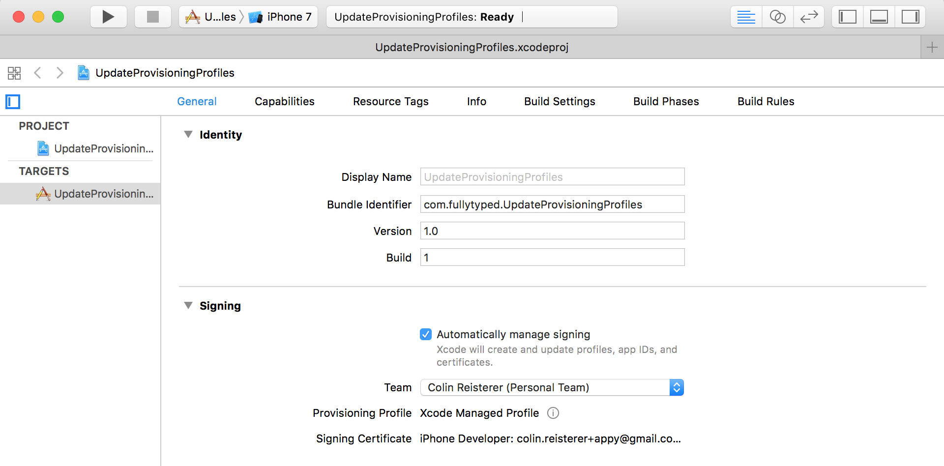 A provisioning profile may exist on disk, you just can&rsquo;t see it in Xcode